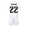 Baby Fußballbekleidung Real Madrid Antonio Rudiger #22 Heimtrikot 2022-23 Kurzarm (+ kurze hosen)